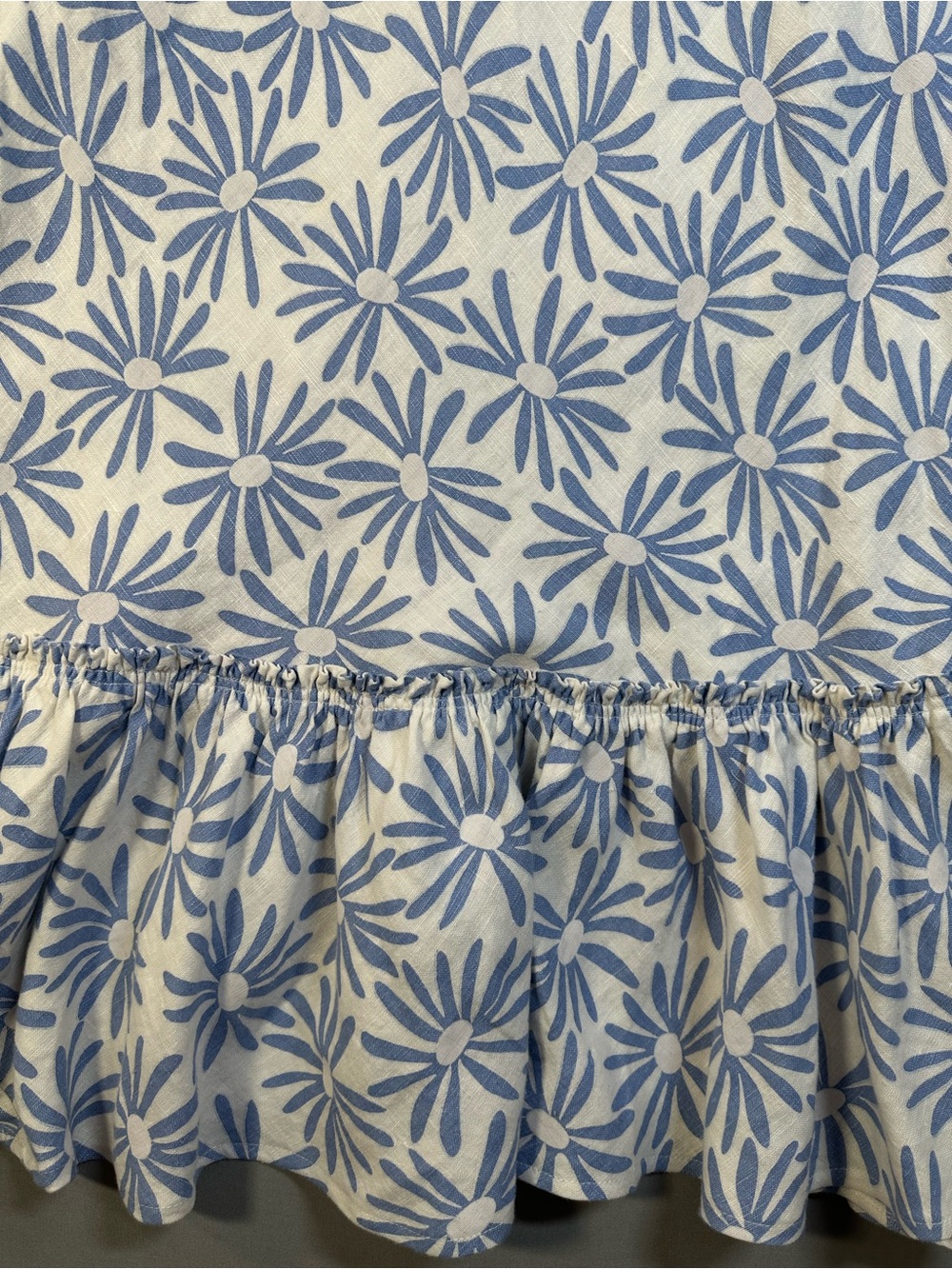 Polo Ralph Lauren Kai Linen Midi Dress, Blue Daisy Floral Print - Womens 14 - Picture 14 of 16